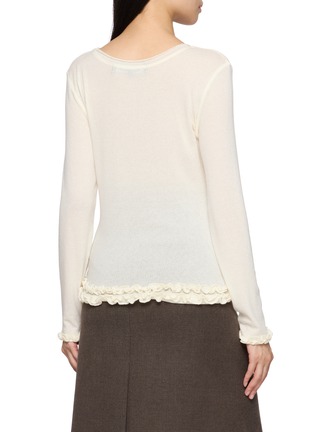 背面 - 点击放大 - EPINGLER - Fringe Ruffle Egde Top