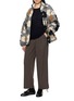 模特儿示范图 - 点击放大 - EPINGLER - Pleated Ribbon Pants