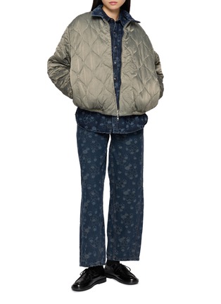 模特儿示范图 - 点击放大 - EPINGLER - Flower Reversible Puffer Coat
