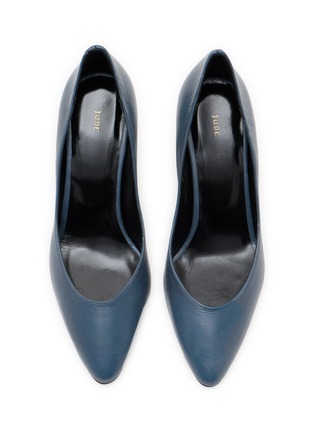 细节 - 点击放大 - JUDE - Haze Grained Leather Pumps