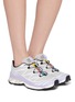 模特儿示范图 - 点击放大 - SALOMON - XT-6 GTX Lace Up Unisex Sneakers