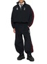 模特儿示范图 - 点击放大 - ADIDAS - X Willy Chavarria Side Stripe Woven Track Pants