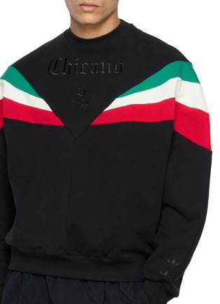  - ADIDAS - X Willy Chavarria Colour Block Cotton Sweatshirt