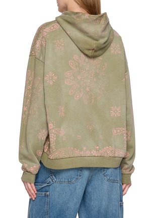 背面 - 点击放大 - FOUND - Printed Paisley Cotton Hoodie