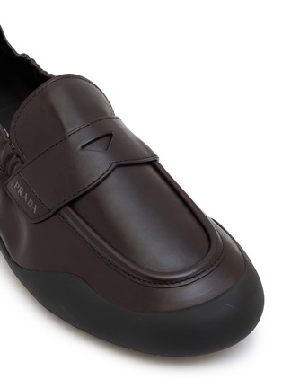细节 - 点击放大 - PRADA - Speedrock Leather Loafers