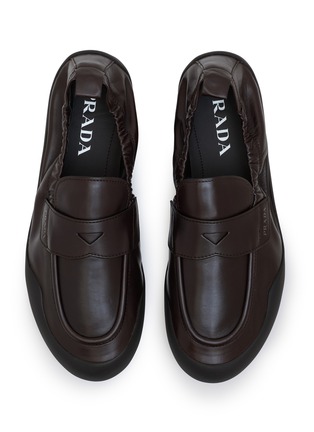 模特儿示范图 - 点击放大 - PRADA - Speedrock Leather Loafers
