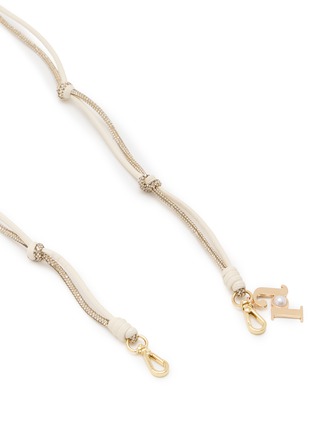 细节 - 点击放大 - ROSANTICA - Linda Crystal Wire Eco Leather Phone Strap