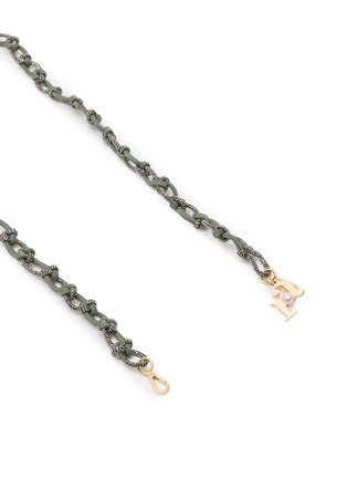 细节 - 点击放大 - ROSANTICA - Gigi Crystal Wire Fabric Phone Strap