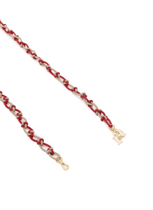 细节 - 点击放大 - ROSANTICA - Gigi Knotted Crystal Wire Strap