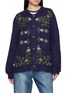 首图 - 点击放大 - BAZISZT - Curiosa Floral Embroidered Knit Cardigan