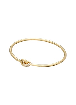 细节 - 点击放大 - CHARLOTTE CHESNAIS - Twin Pavé 18K Gold Diamond Bracelet — Size S