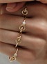 细节 - 点击放大 - CHARLOTTE CHESNAIS - Twin 18K Gold Diamond Ring — EU 51