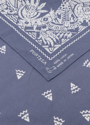 细节 - 点击放大 - FORTELA - Apach Printed Cotton Bandana