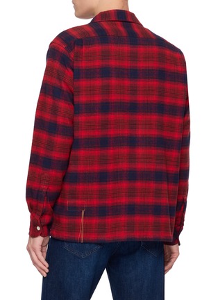背面 - 点击放大 - FORTELA - Baker Plaid Cotton Bowling Shirt