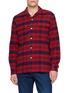 首图 - 点击放大 - FORTELA - Baker Plaid Cotton Bowling Shirt