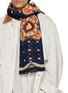 模特儿示范图 - 点击放大 - FORTELA - Zodiac Printed Cotton Bandana Scarf