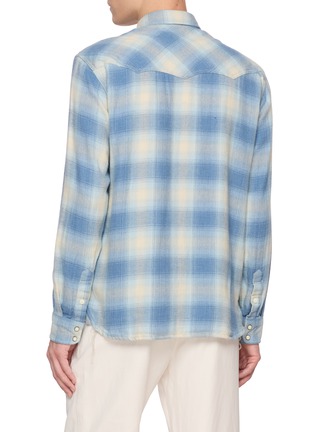 背面 - 点击放大 - FORTELA - Josh Camicia Western Chequered Cotton Shirt
