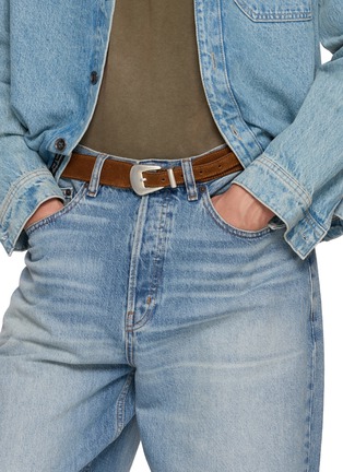 模特儿示范图 - 点击放大 - FORTELA - Suede Leather Belt