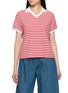 首图 - 点击放大 - CLOVE - Multi Striped Contrast Trim Polo Shirt