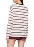 背面 - 点击放大 - CLOVE - Long Sleeve Multi Striped Contrast Crewneck Cotton T-Shirt