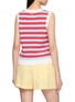 背面 - 点击放大 - CLOVE - Bouclé Striped Contrast Trim Vest