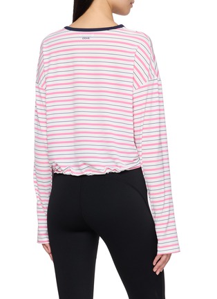 背面 - 点击放大 - CLOVE - Striped Elasticated Hem Rash Guard