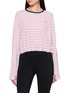 首图 - 点击放大 - CLOVE - Striped Elasticated Hem Rash Guard