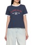 首图 - 点击放大 - CLOVE - Star Logo Contrast Trim Cotton Ringer T-Shirt