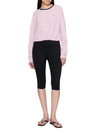 模特儿示范图 - 点击放大 - CLOVE - Panelled Stretch Jersey Leggings