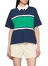 首图 - 点击放大 - CLOVE - Logo Colourblock Cotton Polo Shirt