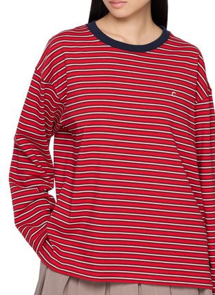  - CLOVE - Saint Long Sleeve Striped Cotton Top