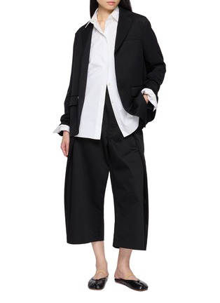 模特儿示范图 - 点击放大 - ANREALAGE - Ball Polyester Tailored Jacket