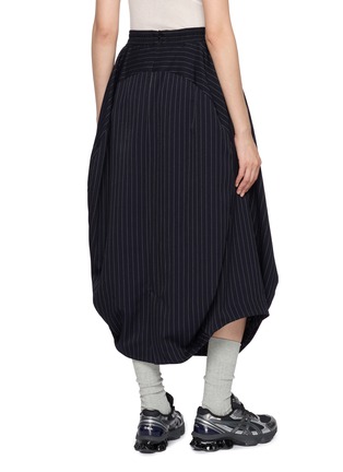 背面 - 点击放大 - ANREALAGE - Ball Pinstripe Polyester Midi Skirt