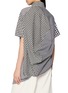 背面 - 点击放大 - ANREALAGE - Curved Hem Asymmetrical Patchwork Shirt