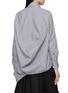背面 - 点击放大 - ANREALAGE - Striped Asymmetrical Curved Hem Shirt
