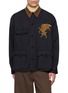 首图 - 点击放大 - BAZISZT - Dario Embroidered Textured Cotton Shirt Jacket