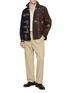 模特儿示范图 - 点击放大 - BAZISZT - Queenie Colour Block Embroidered Shirt