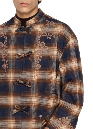  - BAZISZT - Jorah Lace Up Chequered Jacket