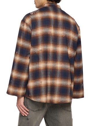 背面 - 点击放大 - BAZISZT - Jorah Lace Up Chequered Jacket