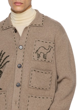  - BAZISZT - Seeker Graphic Cashmere Knit Cardigan