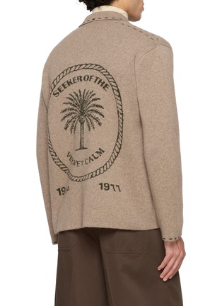 背面 - 点击放大 - BAZISZT - Seeker Graphic Cashmere Knit Cardigan
