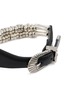 细节 - 点击放大 - TOGA VIRILIS ACCESSORIES - Beaded Buckle Leather Bangle