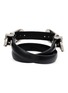 细节 - 点击放大 - TOGA VIRILIS ACCESSORIES - Double Buckle Leather Bangle