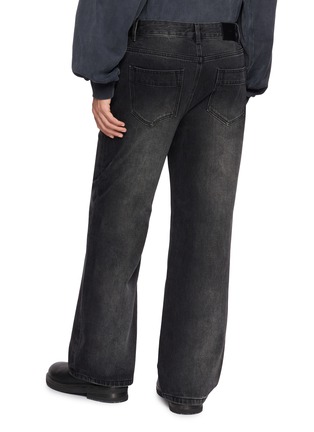 背面 - 点击放大 - JUUN.J - Straight Leg Dark Wash Jeans