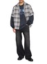 模特儿示范图 - 点击放大 - JUUN.J - Straight Leg Dark Wash Jeans