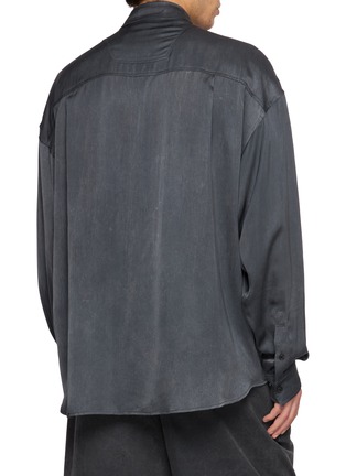 背面 - 点击放大 - JUUN.J - Chest Pocket Satin Shirt