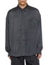 首图 - 点击放大 - JUUN.J - Chest Pocket Satin Shirt