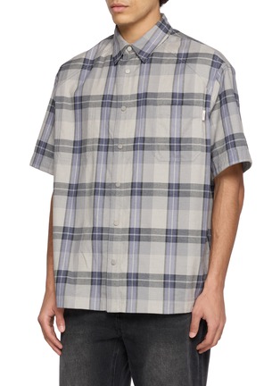 细节 - 点击放大 - JUUN.J - Reversible Checkered Shirt