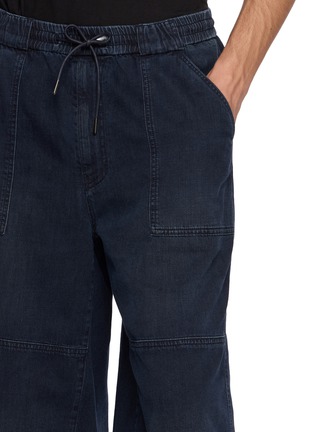  - JUUN.J - Drawstring Dark Wash Shorts