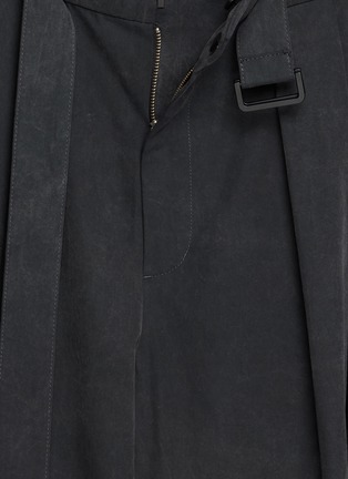  - JUUN.J - Belted Pleated Wide Leg pants